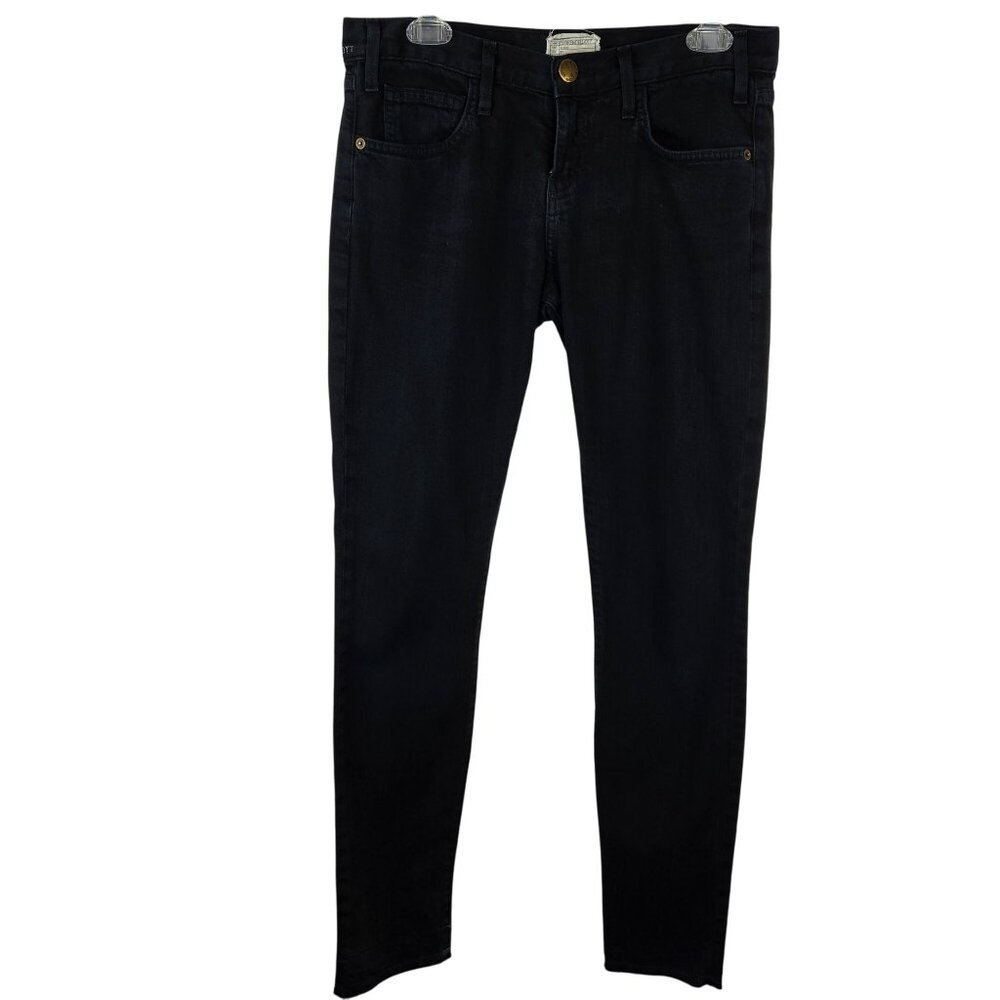 Men 26 Black Skinny Grunge Rocker Punk Metal Emo Streetwear Style Slim Fit Jeans